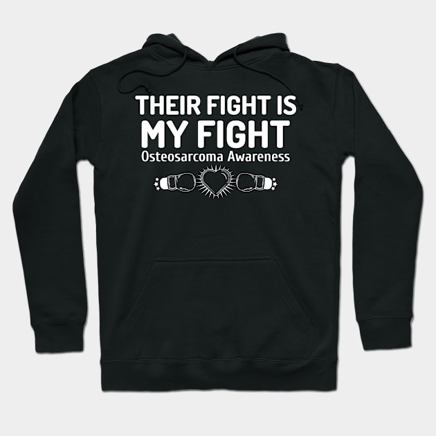 Osteosarcoma Awareness Hoodie by Advocacy Tees